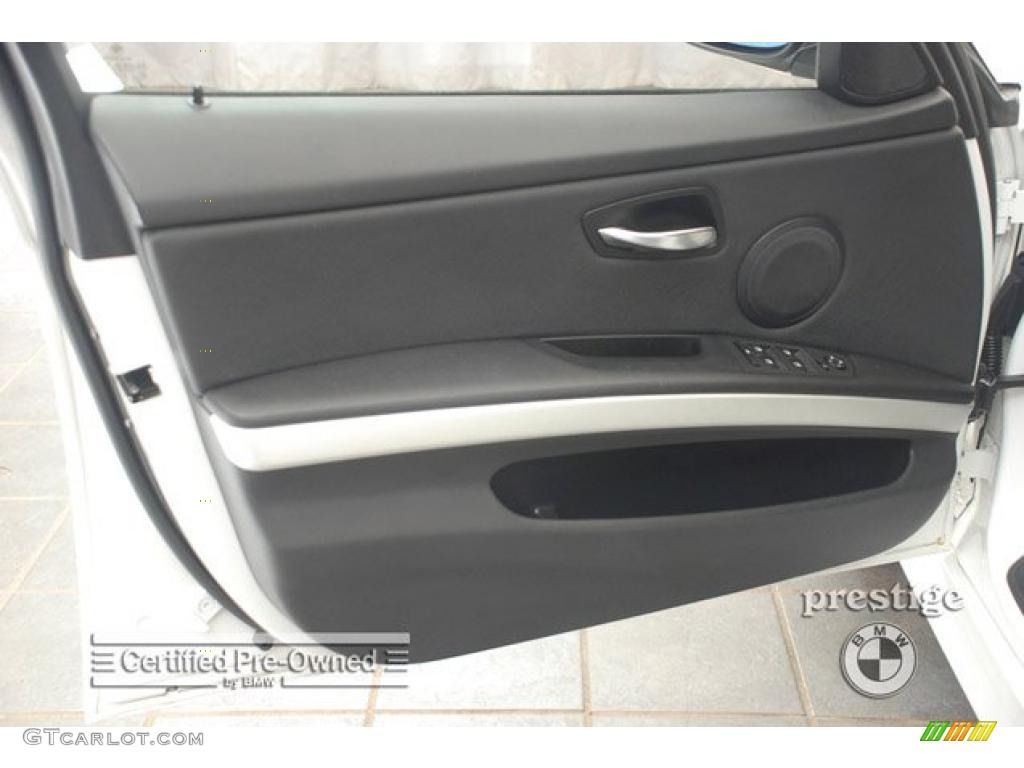 2008 3 Series 328xi Sedan - Alpine White / Black photo #11