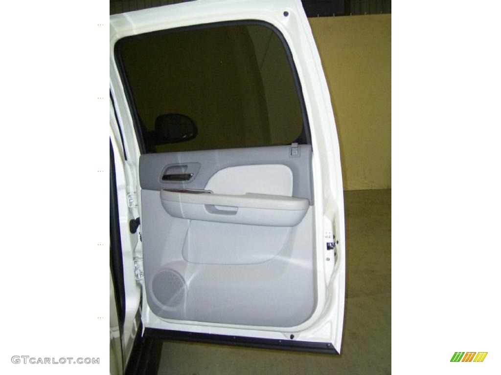 2010 Yukon XL SLT - White Diamond Tricoat / Light Titanium photo #24