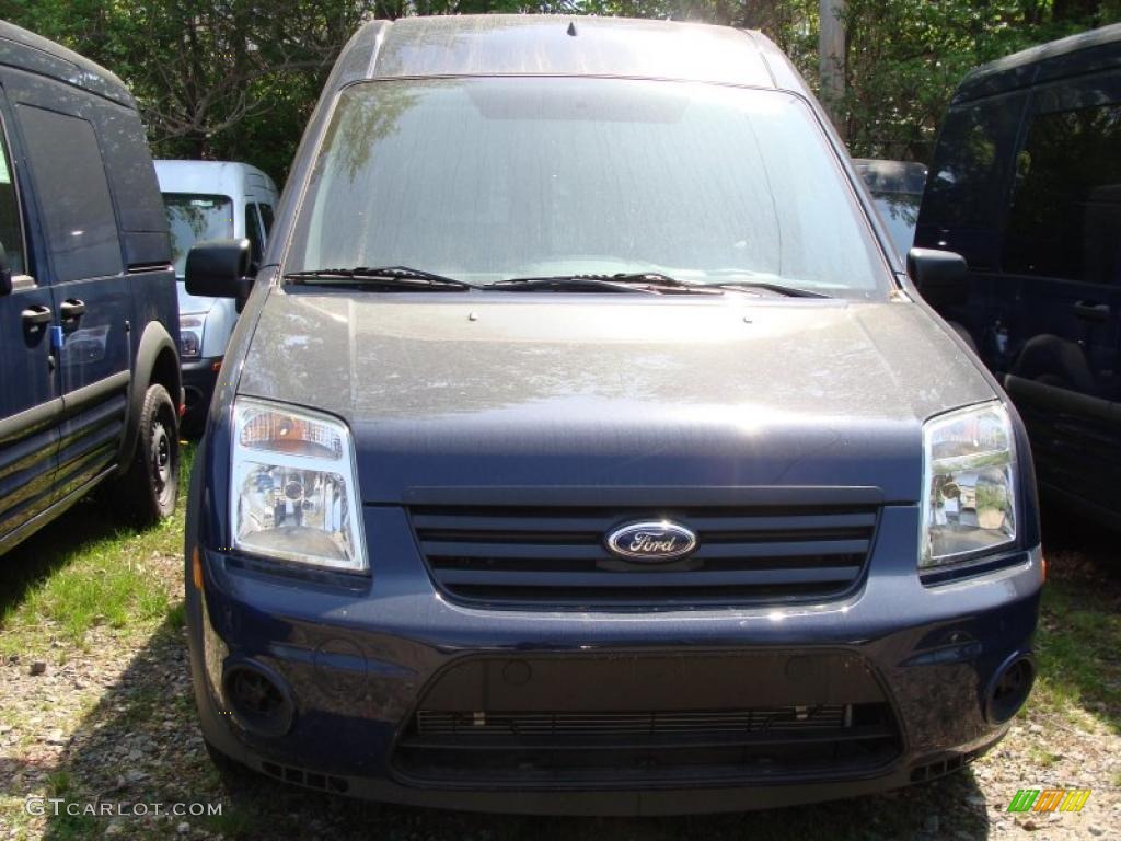 2010 Transit Connect XLT Cargo Van - Dark Blue / Dark Gray photo #2