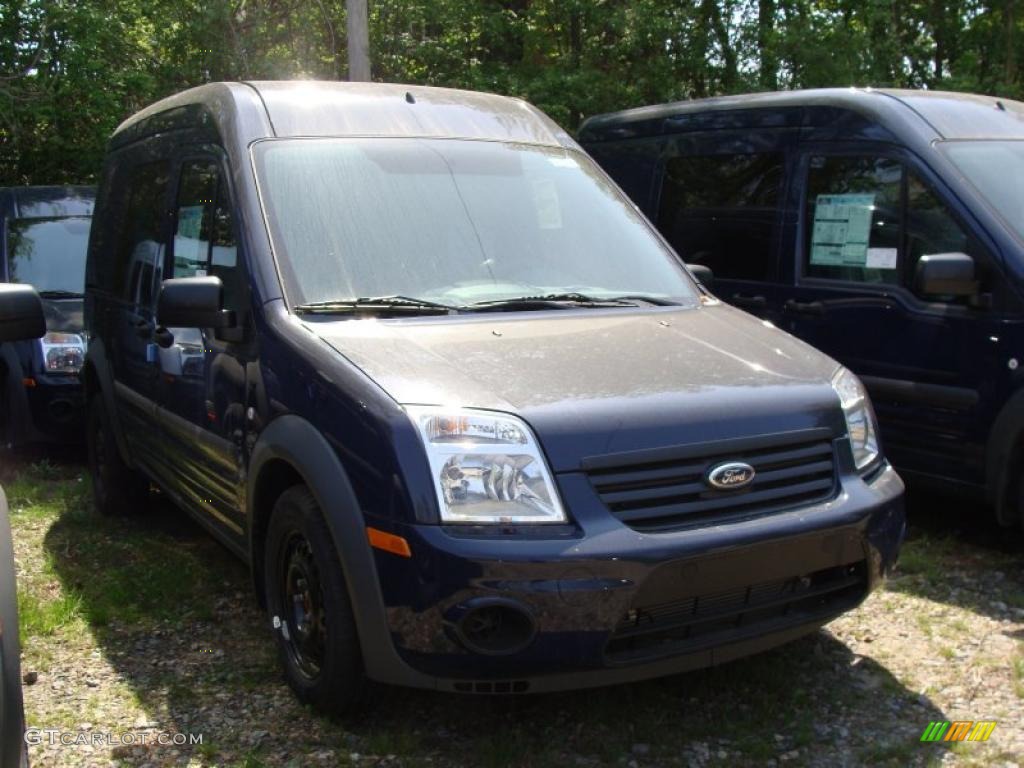 2010 Transit Connect XLT Cargo Van - Dark Blue / Dark Gray photo #3