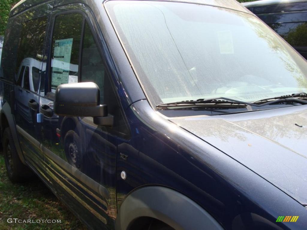 2010 Transit Connect XLT Cargo Van - Dark Blue / Dark Gray photo #4