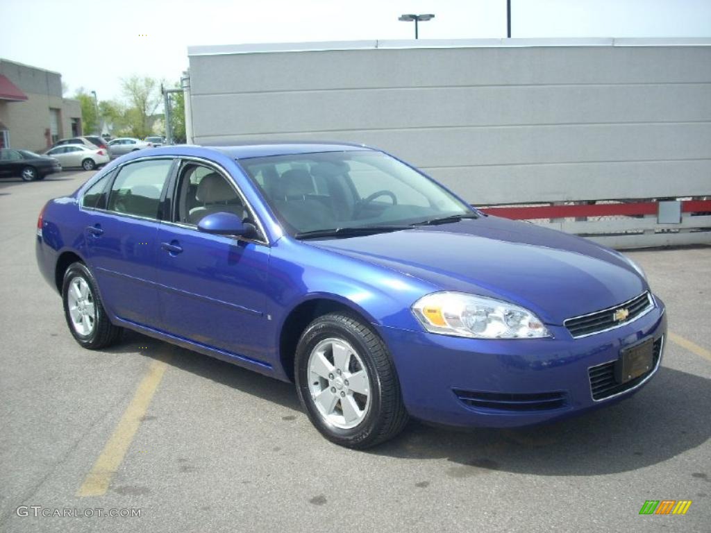 2007 Impala LT - Laser Blue Metallic / Gray photo #1