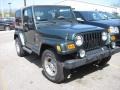 2001 Forest Green Jeep Wrangler Sahara 4x4  photo #2