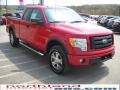 2010 Vermillion Red Ford F150 FX4 SuperCab 4x4  photo #4
