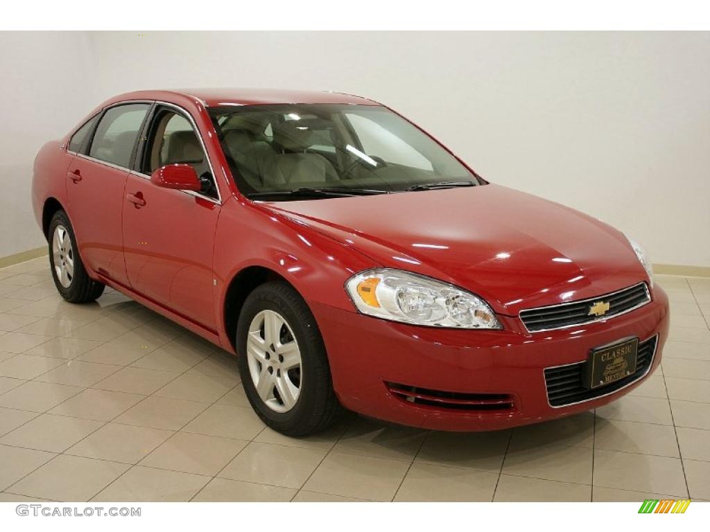 2008 Impala LS - Precision Red / Neutral Beige photo #1