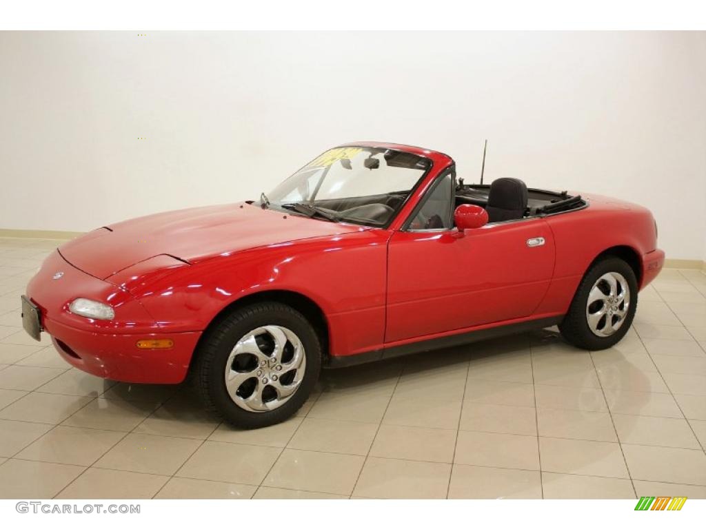 1994 MX-5 Miata Roadster - Classic Red / Black photo #3