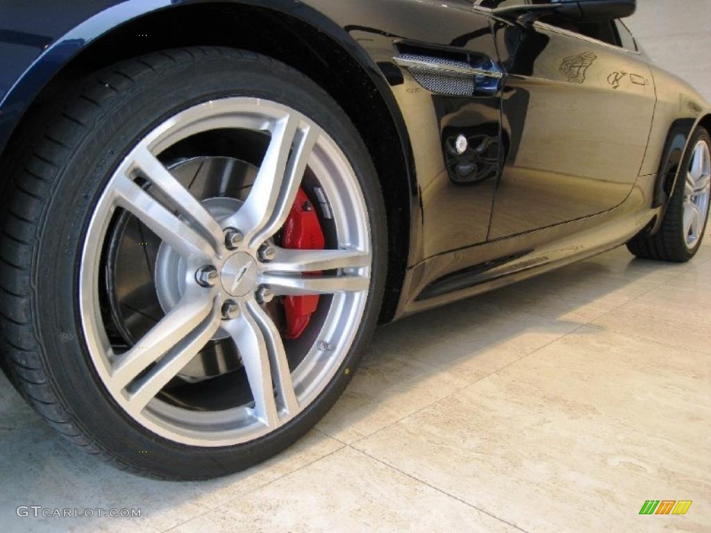 2008 V8 Vantage Coupe - Blue Sapphire / Red Fox photo #6