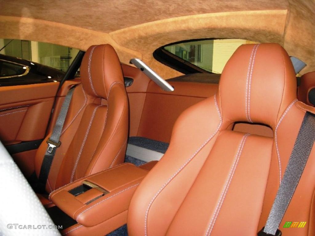 2008 V8 Vantage Coupe - Blue Sapphire / Red Fox photo #10