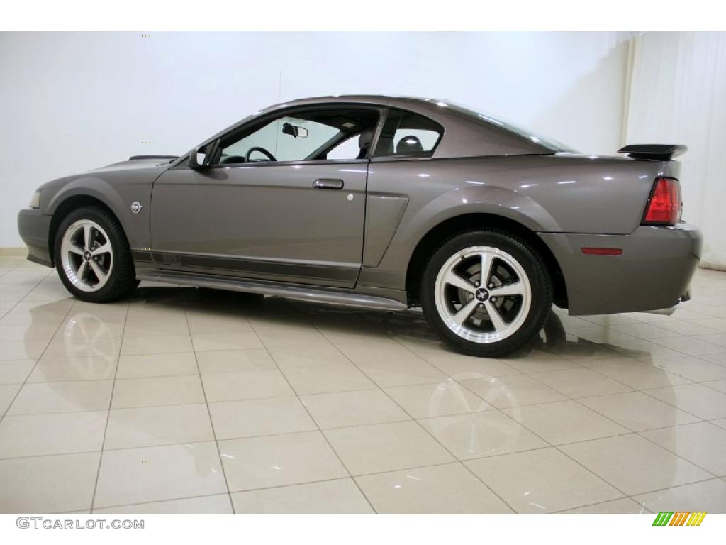 2004 Mustang Mach 1 Coupe - Dark Shadow Grey Metallic / Dark Charcoal photo #7