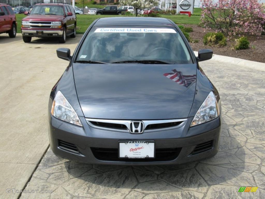 2007 Accord LX Sedan - Graphite Pearl / Black photo #5