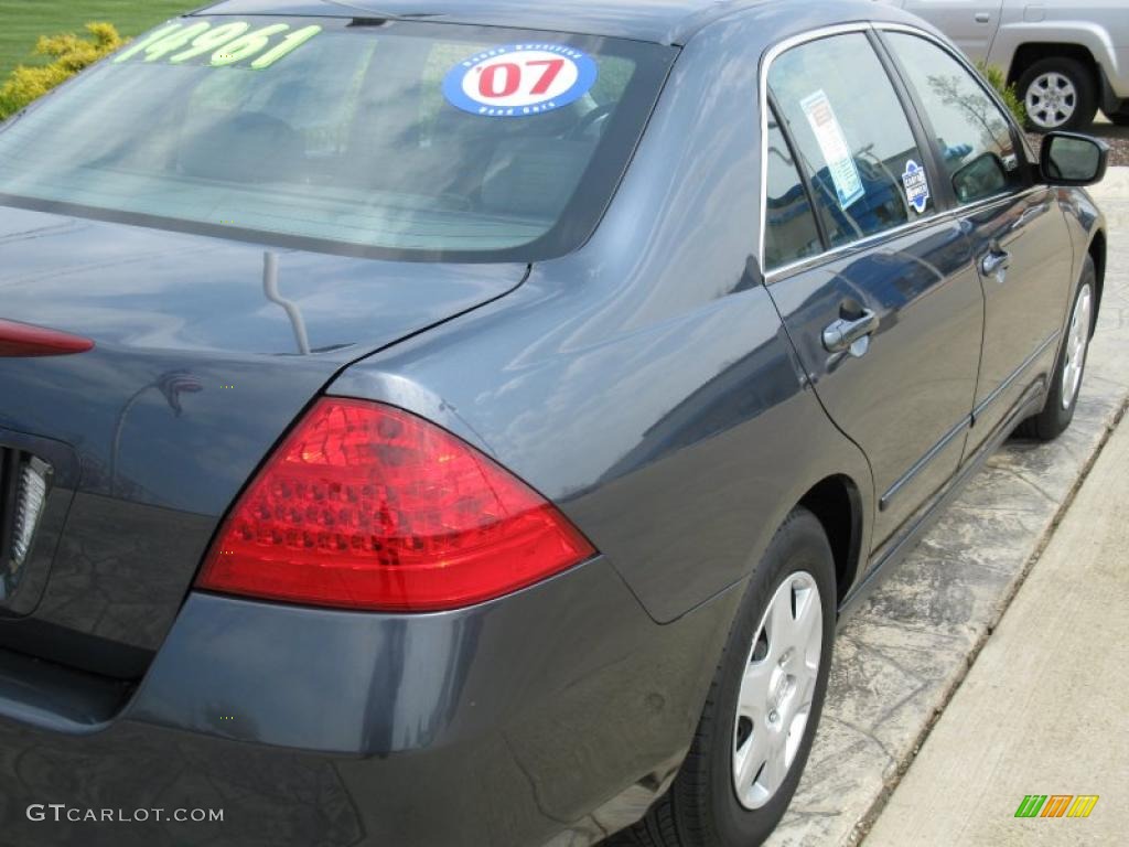 2007 Accord LX Sedan - Graphite Pearl / Black photo #8