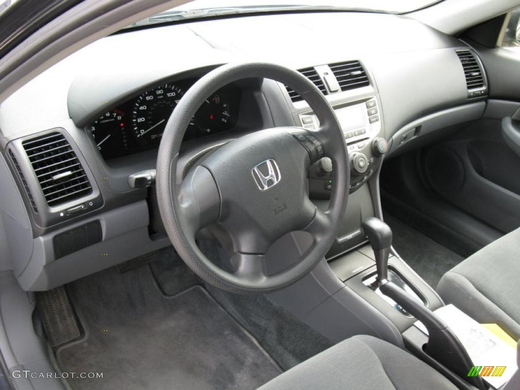 2007 Accord LX Sedan - Graphite Pearl / Black photo #14