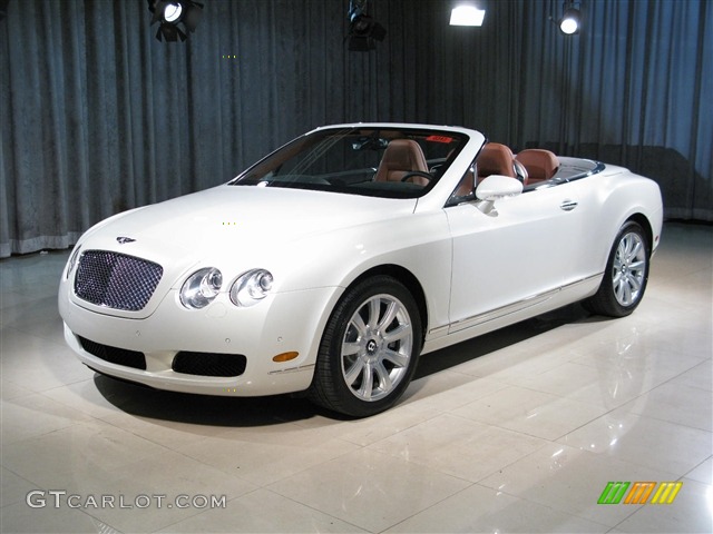 2009 Continental GTC  - Ghost White / Saddle photo #1