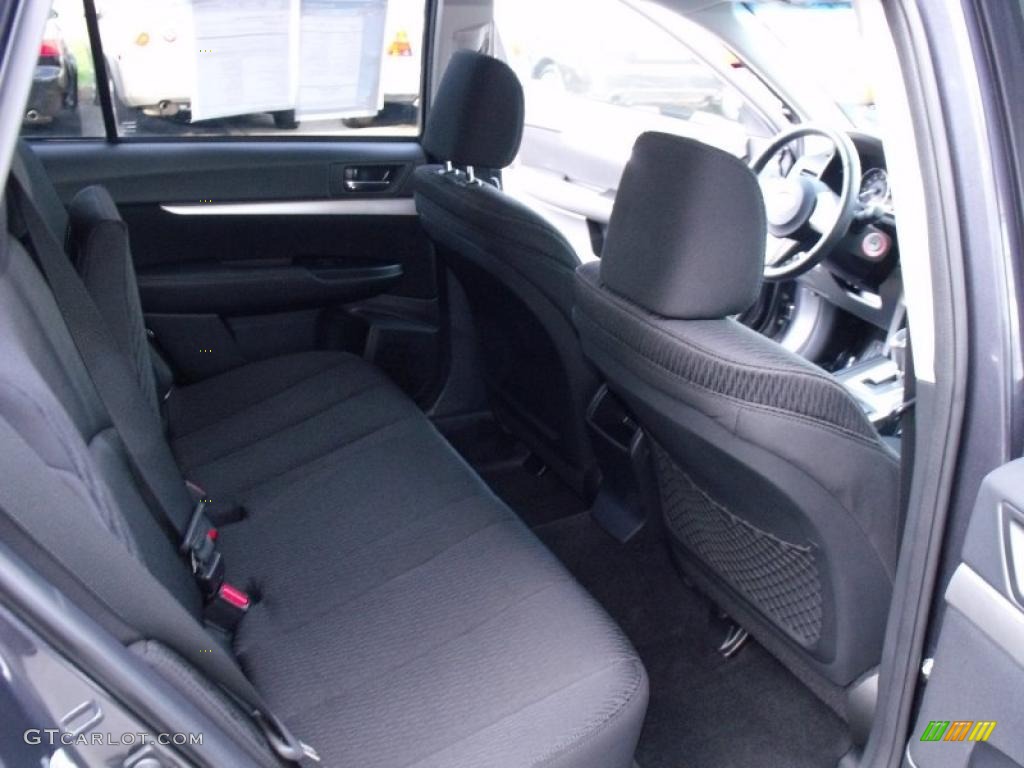 2010 Outback 2.5i Premium Wagon - Graphite Gray Metallic / Off Black photo #12