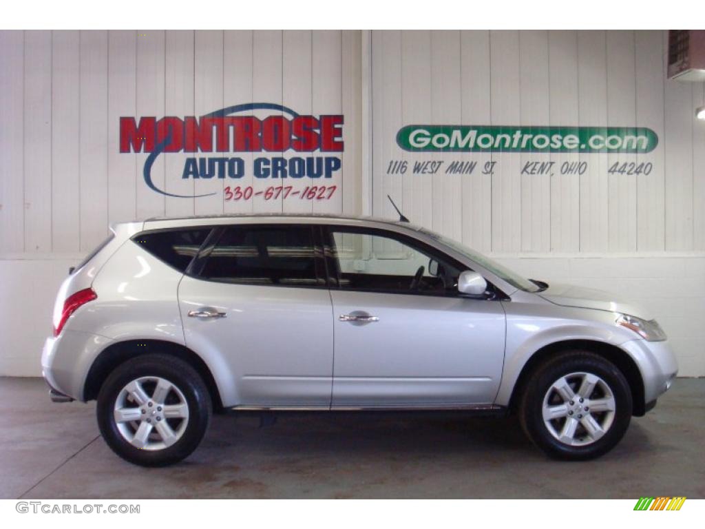 2006 Murano S AWD - Brilliant Silver Metallic / Charcoal photo #1