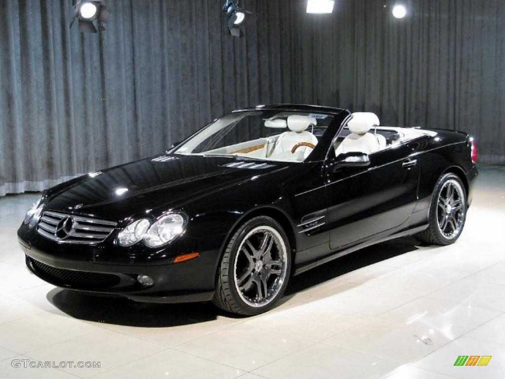 2004 SL 600 Roadster - Black / Stone photo #1