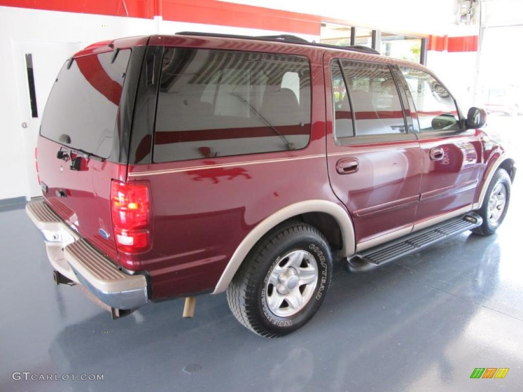 1998 Expedition Eddie Bauer - Dark Toreador Red Metallic / Medium Prairie Tan photo #6