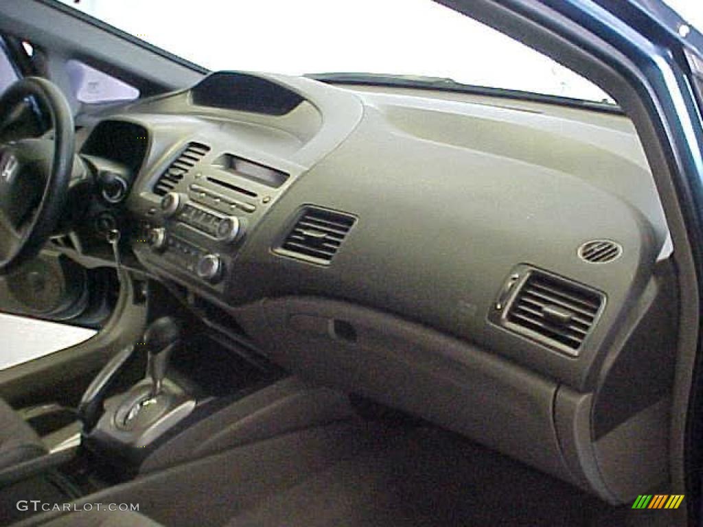 2007 Civic LX Sedan - Atomic Blue Metallic / Gray photo #17
