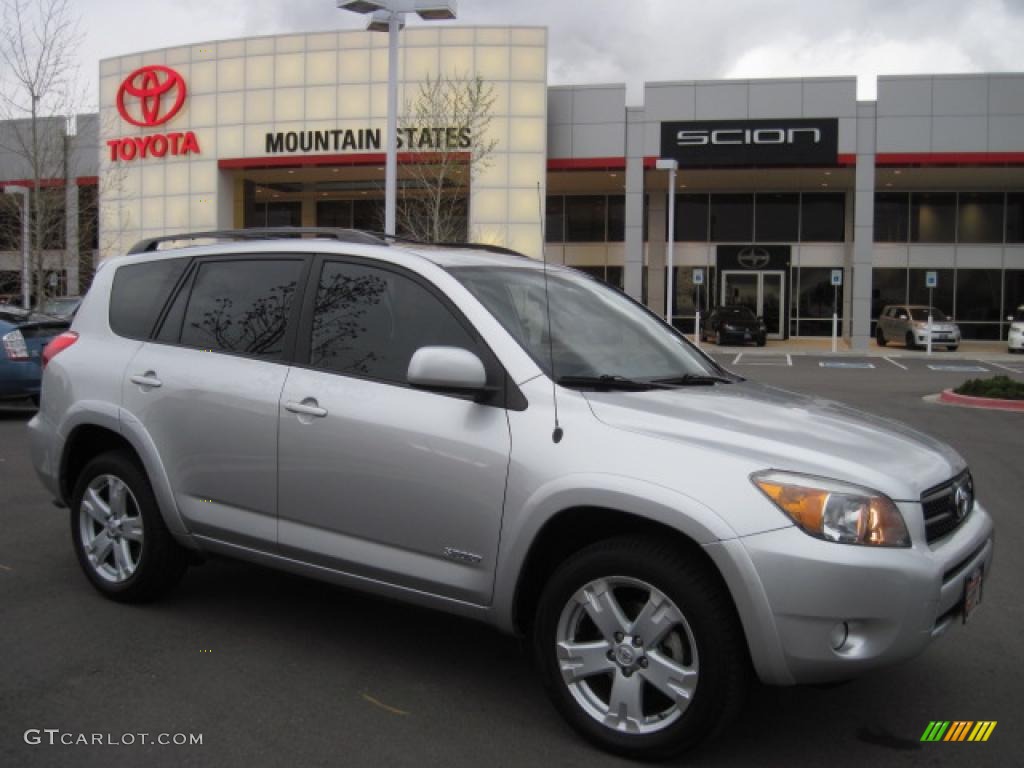 2007 RAV4 Sport 4WD - Classic Silver Metallic / Dark Charcoal photo #1