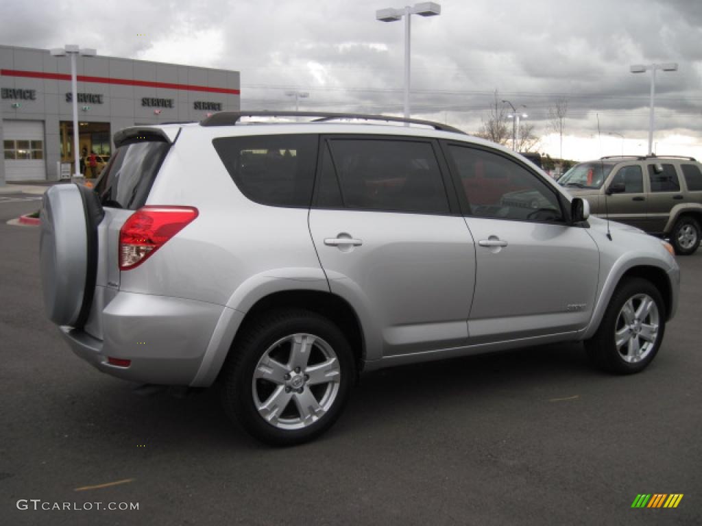 2007 RAV4 Sport 4WD - Classic Silver Metallic / Dark Charcoal photo #2