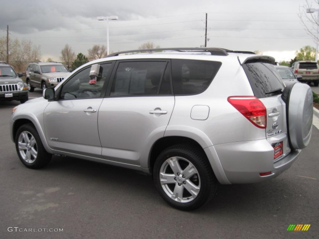 2007 RAV4 Sport 4WD - Classic Silver Metallic / Dark Charcoal photo #4