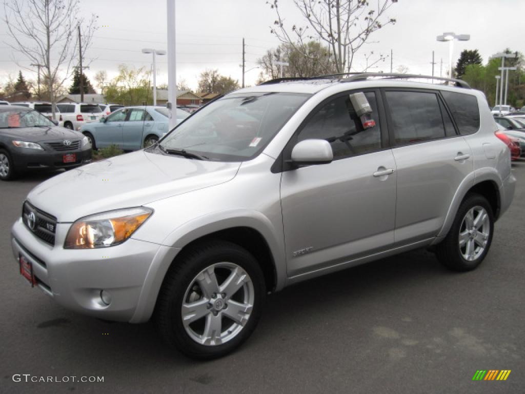 2007 RAV4 Sport 4WD - Classic Silver Metallic / Dark Charcoal photo #5