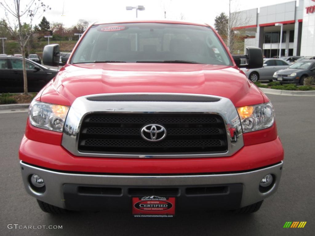 2007 Tundra SR5 TRD Double Cab 4x4 - Radiant Red / Graphite Gray photo #6