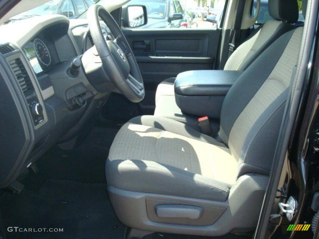 2009 Ram 1500 SLT Quad Cab - Brilliant Black Crystal Pearl / Dark Slate/Medium Graystone photo #9