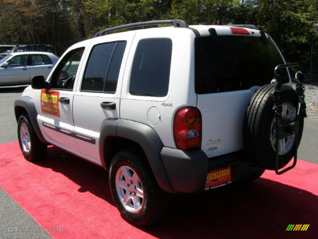 2002 Liberty Sport 4x4 - Stone White / Dark Slate Gray photo #11