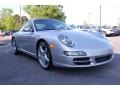 2007 Arctic Silver Metallic Porsche 911 Carrera Coupe  photo #1