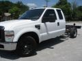 Oxford White - F250 Super Duty XL SuperCab Chassis Photo No. 4