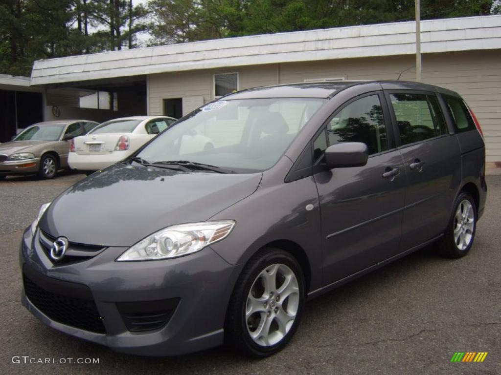 2008 MAZDA5 Sport - Galaxy Gray / Black photo #10