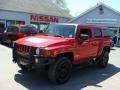 2007 Victory Red Hummer H3   photo #1