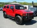2007 Victory Red Hummer H3   photo #3