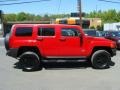 2007 Victory Red Hummer H3   photo #4