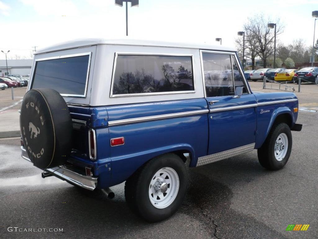 1973 Bronco 4x4 - Medium Blue / Blue photo #4