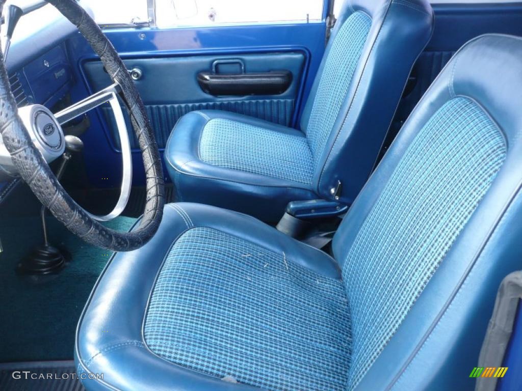 1973 Bronco 4x4 - Medium Blue / Blue photo #8