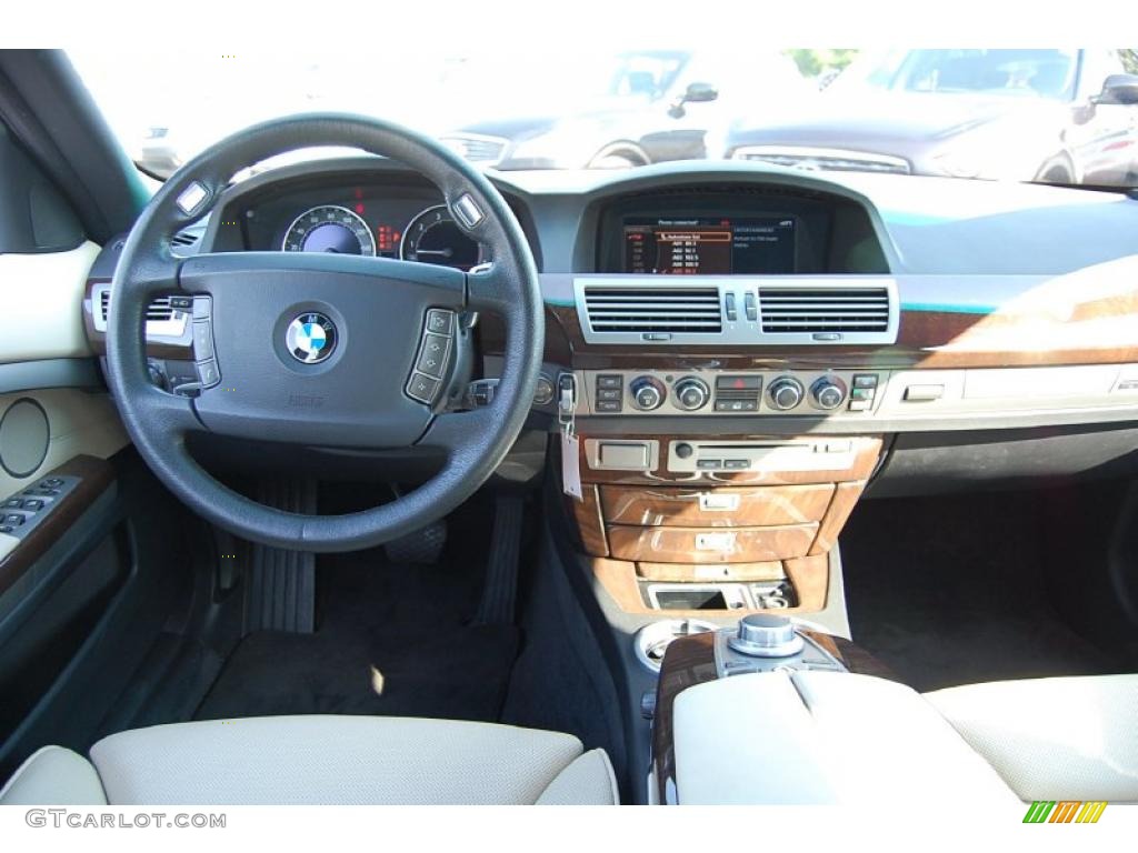 2007 7 Series 750Li Sedan - Sterling Grey Metallic / Cream Beige photo #3