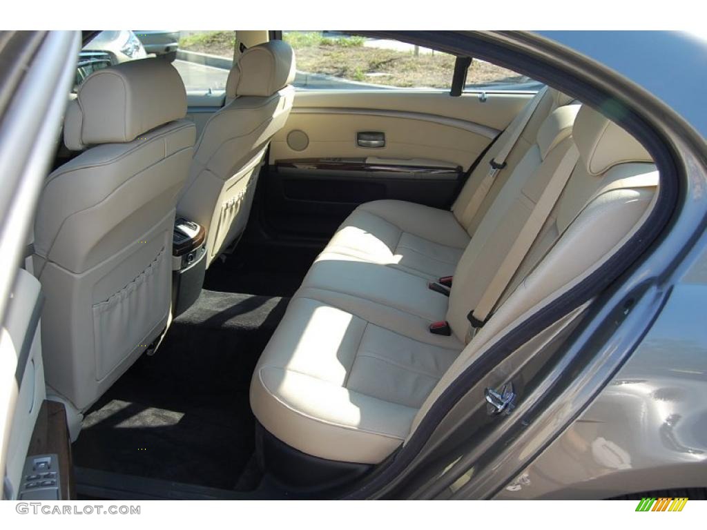 2007 7 Series 750Li Sedan - Sterling Grey Metallic / Cream Beige photo #8