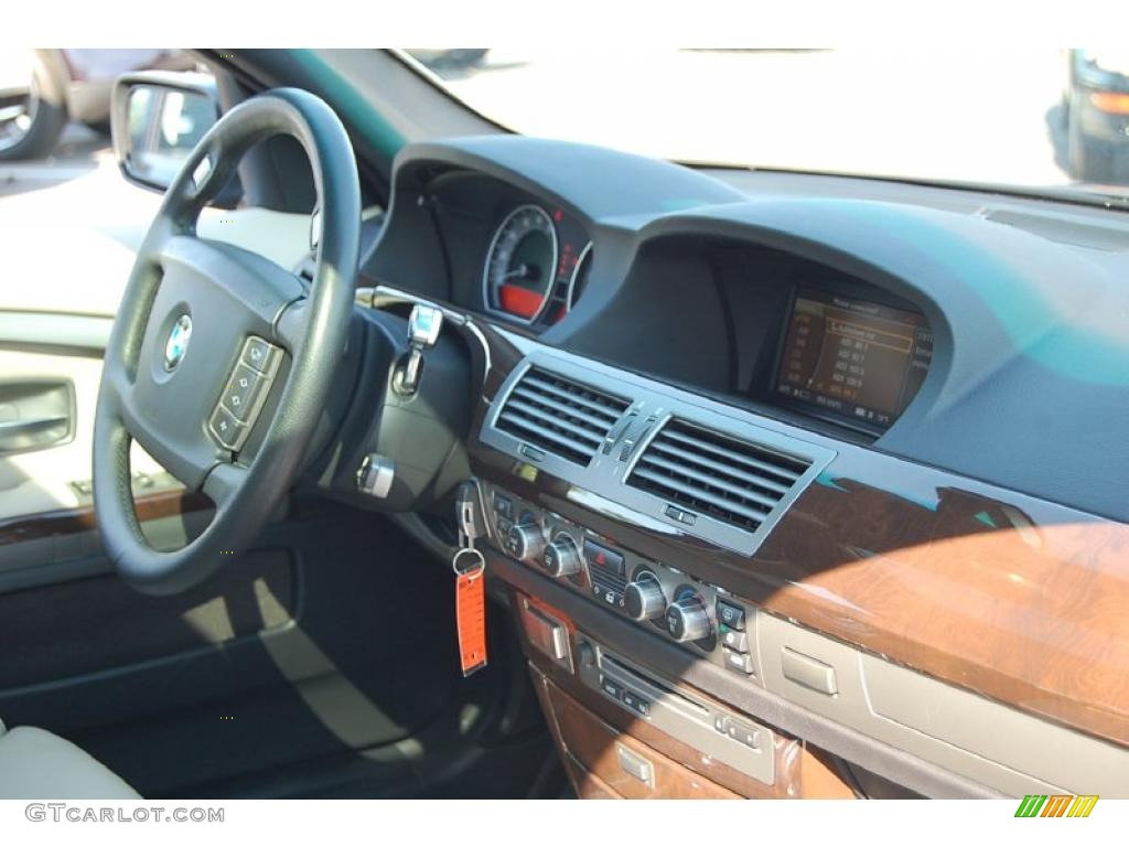 2007 7 Series 750Li Sedan - Sterling Grey Metallic / Cream Beige photo #11