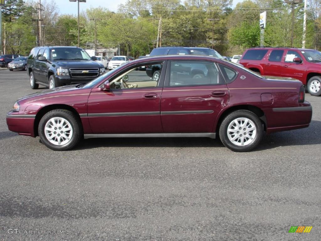 2004 Impala  - Berry Red Metallic / Neutral Beige photo #9