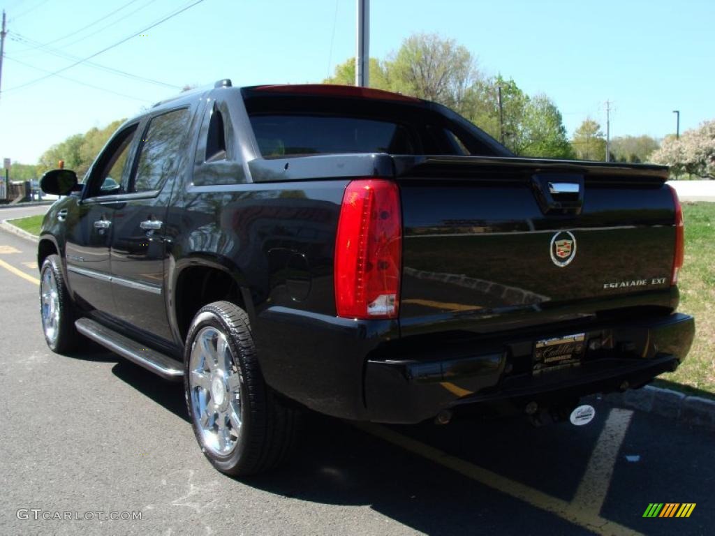 2007 Escalade EXT AWD - Black Raven / Ebony/Ebony photo #10