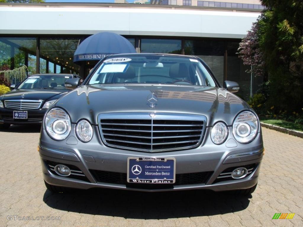 2008 E 350 4Matic Sedan - Flint Grey Metallic / Ash photo #2