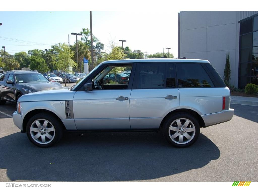 2007 Range Rover HSE - Zermatt Silver Metallic / Jet Black photo #2