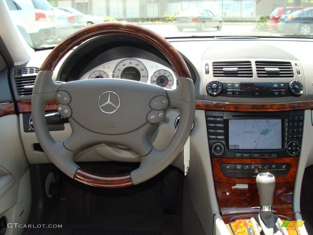 2008 E 350 4Matic Sedan - Flint Grey Metallic / Ash photo #15