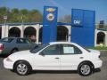 2001 Bright White Chevrolet Cavalier LS Sedan  photo #2