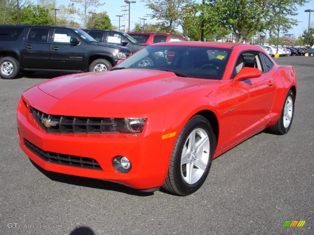 2010 Camaro LT Coupe - Victory Red / Gray photo #1