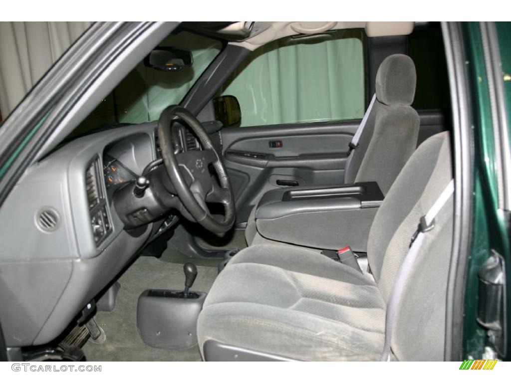 2004 Silverado 1500 Z71 Extended Cab 4x4 - Dark Green Metallic / Medium Gray photo #7