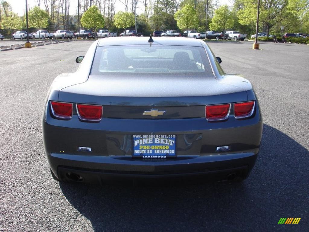 2010 Camaro LT Coupe - Cyber Gray Metallic / Black photo #5