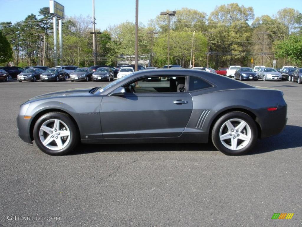 2010 Camaro LT Coupe - Cyber Gray Metallic / Black photo #9